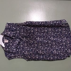 Button down sleeveless shirt